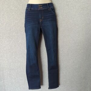 Hudson Women's Stretch Collin Skinny Ankle Denim Jeans 28x27 Alga Dark Wash NWOT